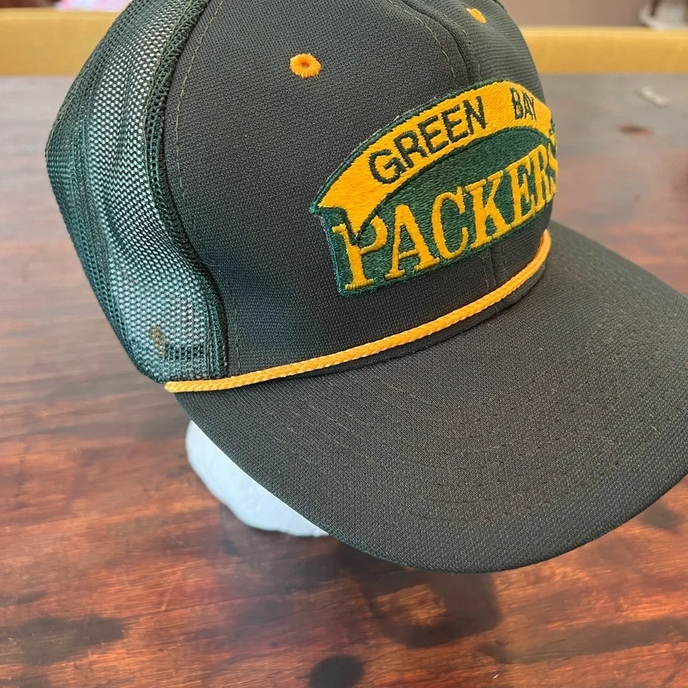 Vintage Green Bay Packers Officially Licensed Snapback Cap Hat NFL 80s EUC